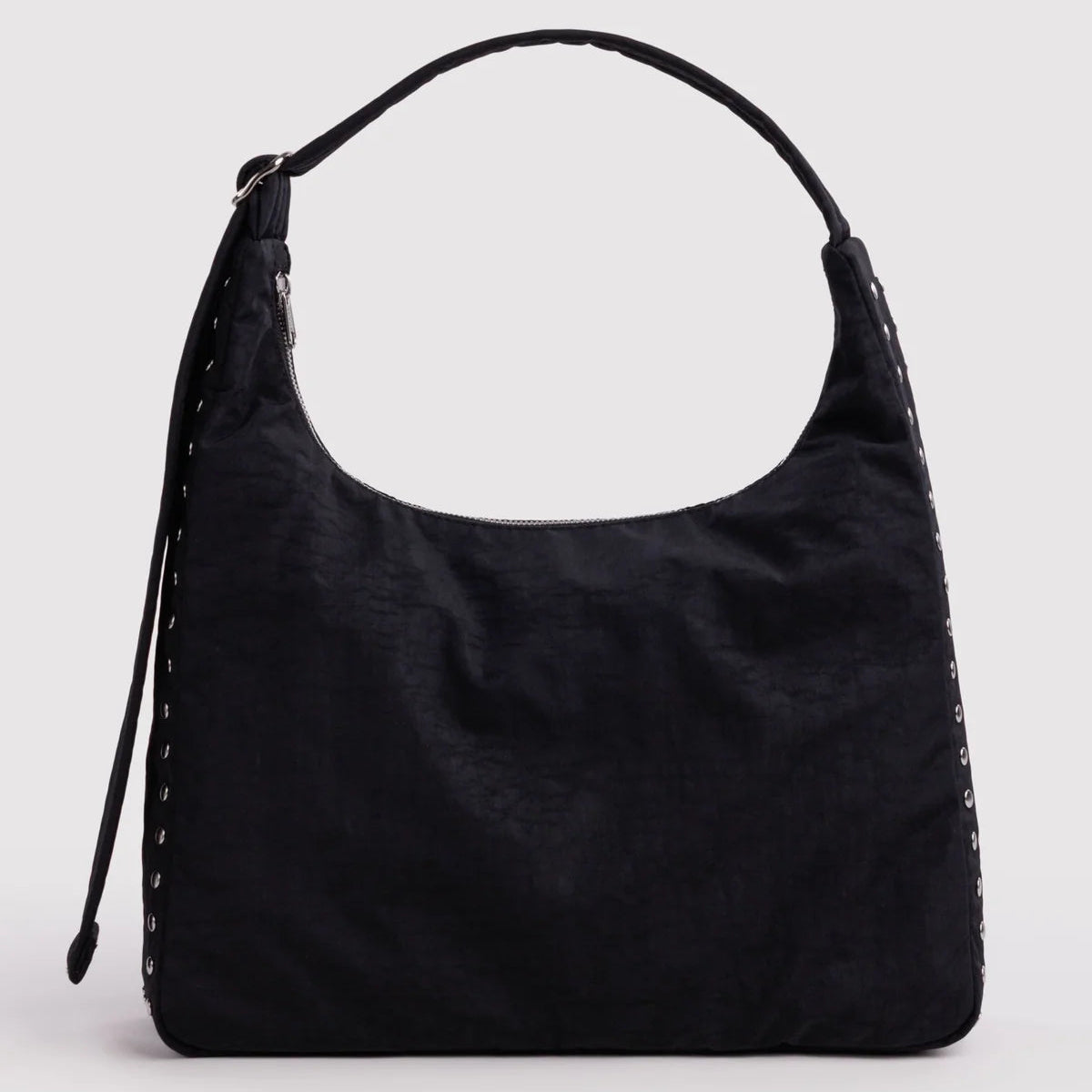 Nylon Shoulder Bag - Studs