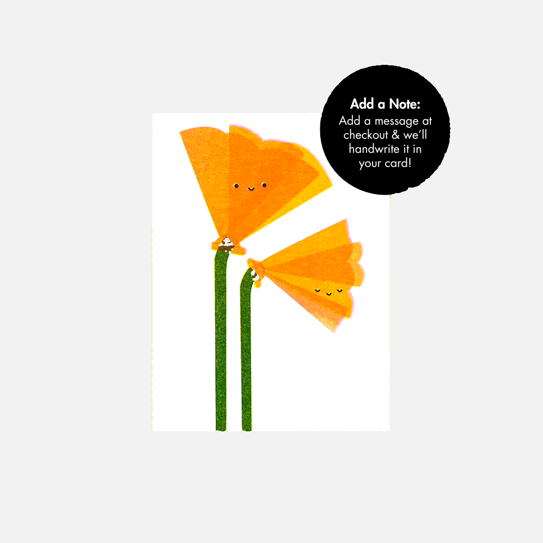 Scout Editions x Rare Device California Poppies Mini Card