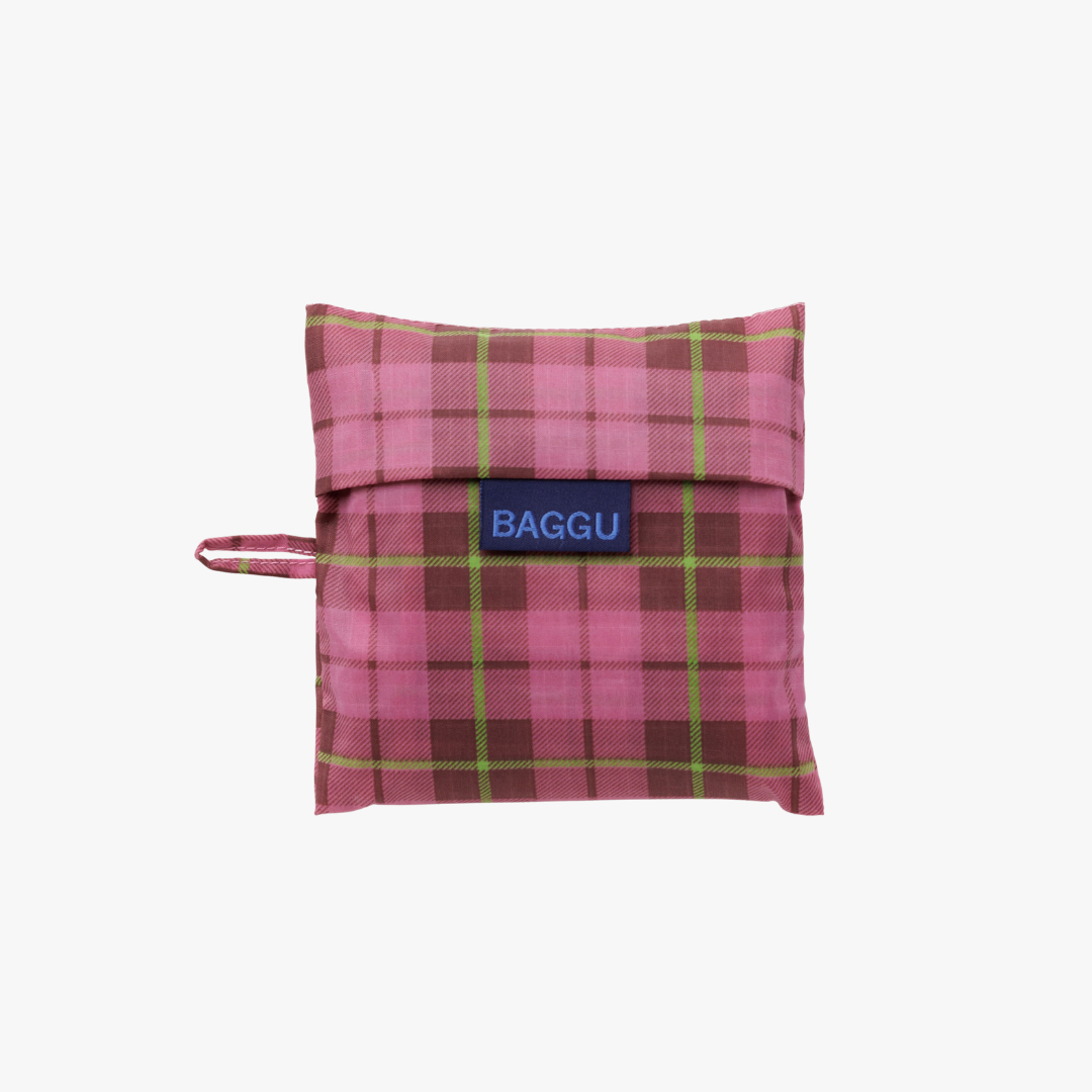 Baggu - Azalea Pink Tartan
