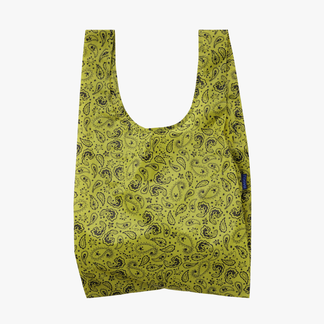 Baggu - Chartreuse Paisley