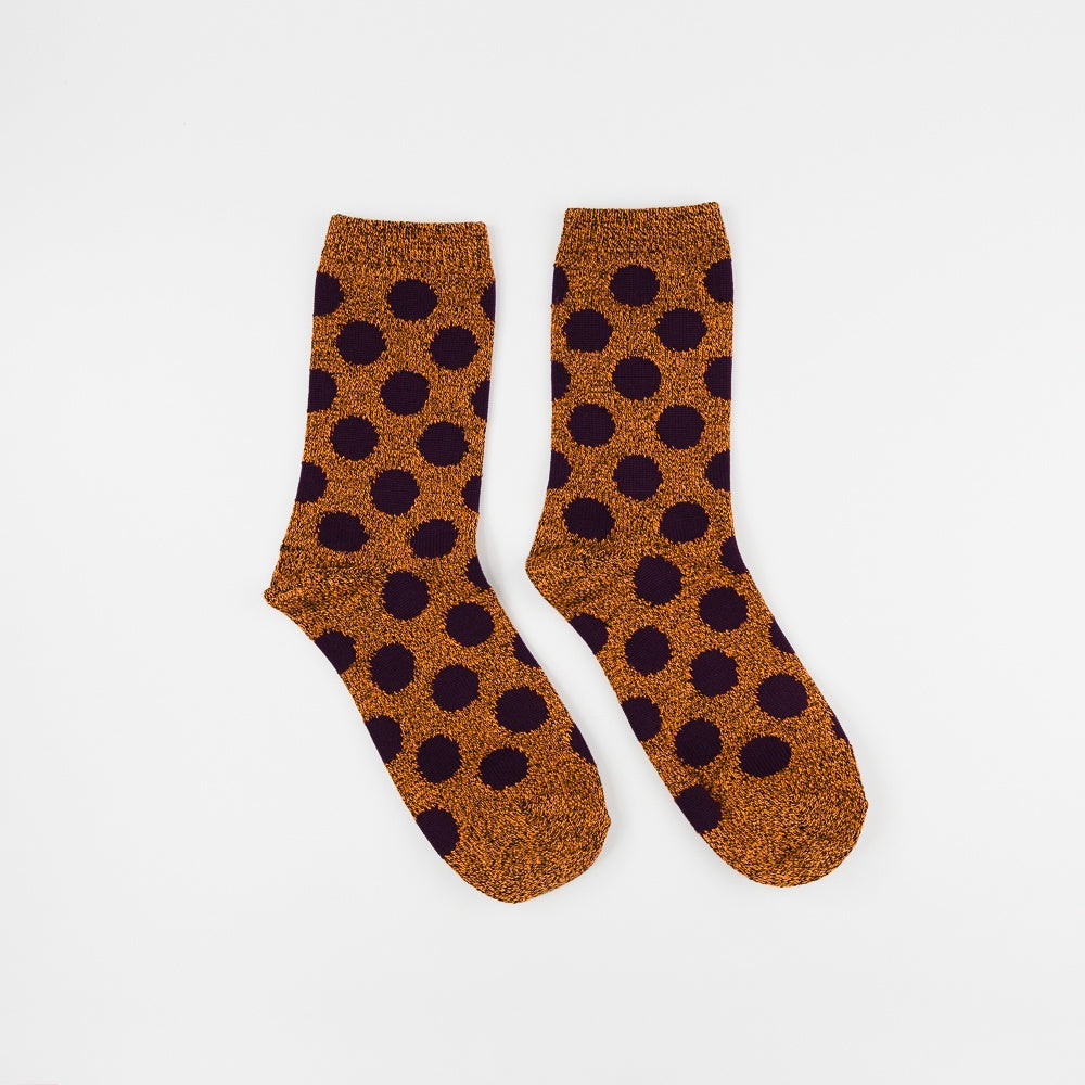 ACID DOT Socks - Violet/Orange