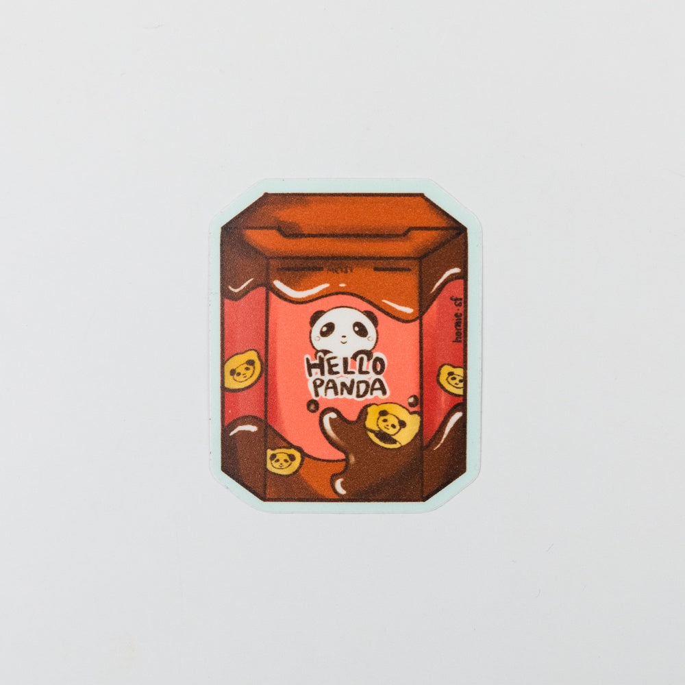 Hello Panda Matte Vinyl Sticker