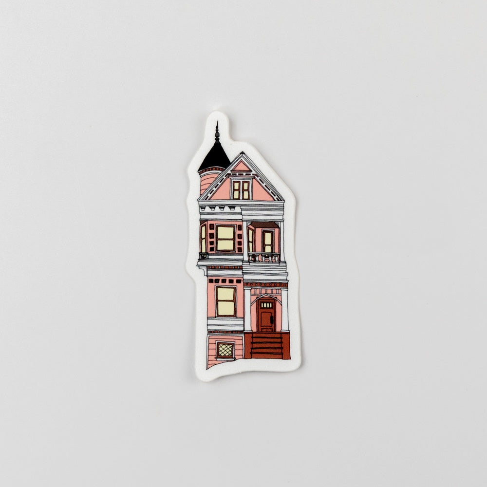Pink Queen Anne Sticker