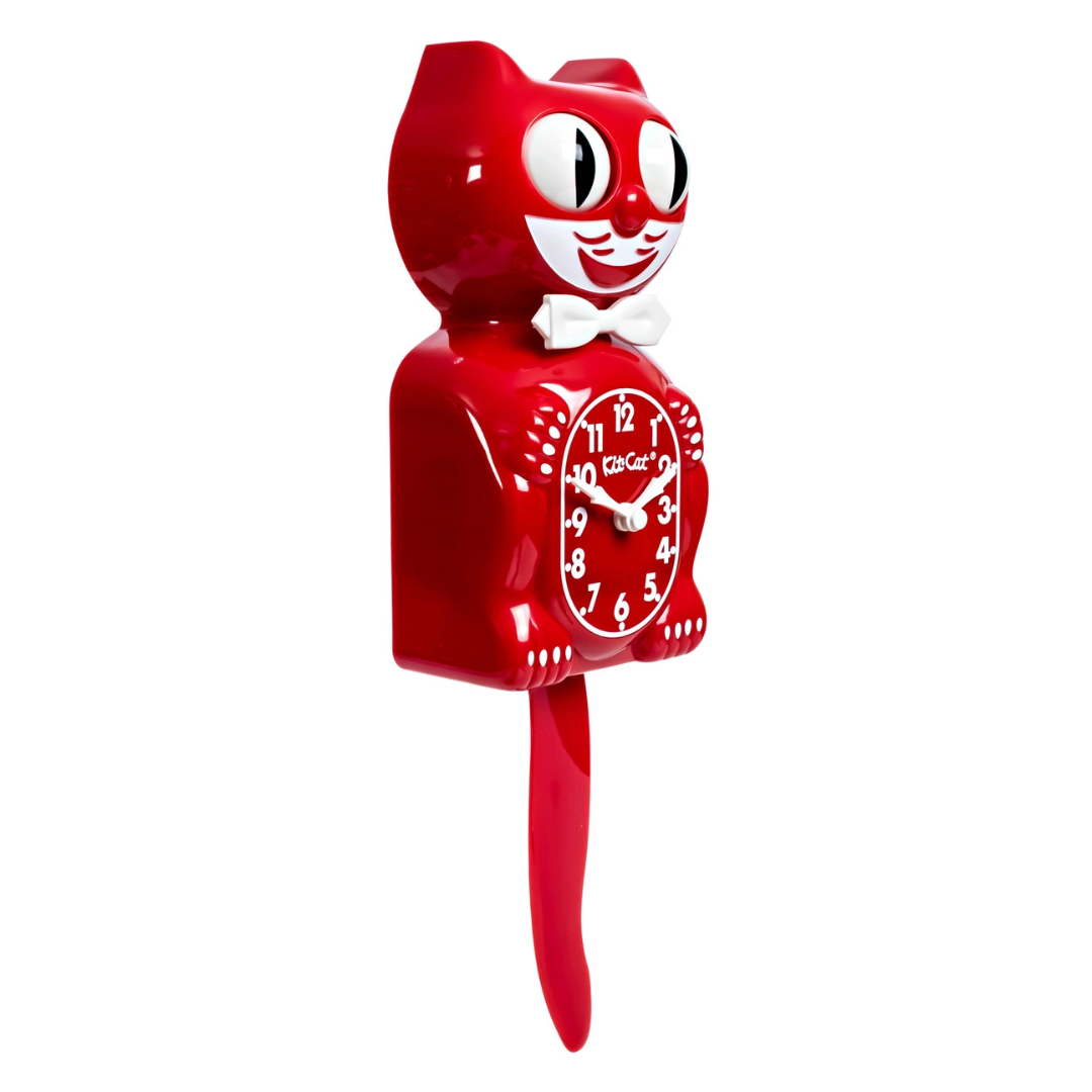 Classic Red Kit-Cat Klock