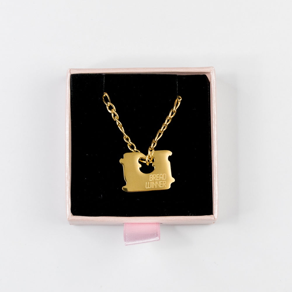 Bread Winner Necklace by The Peach Fuzz
